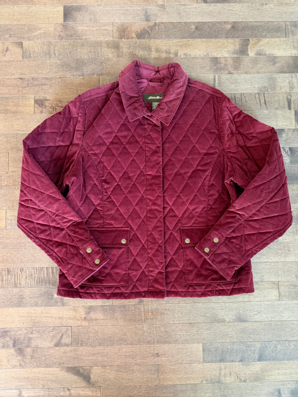 Eddie Bauer Quilted Corduroy Jacket - Size XL